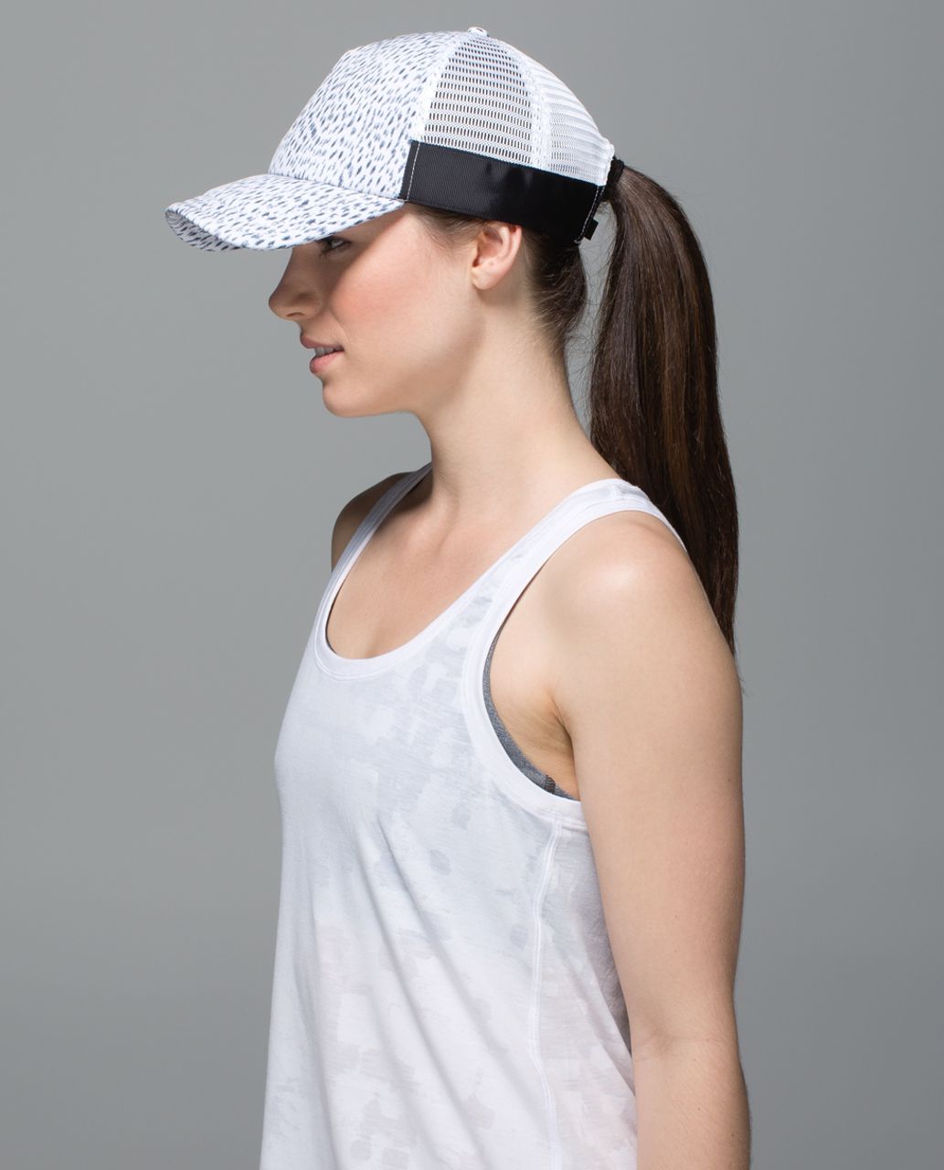 Lululemon What'SUP Hat - Dottie Dash White Black / Deep Coal