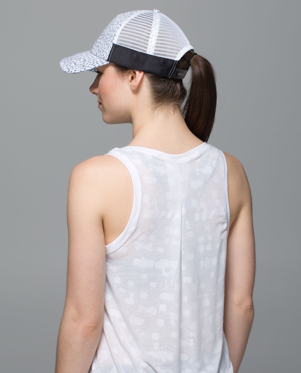 Lululemon What'SUP Hat - Dottie Dash White Black / Deep Coal