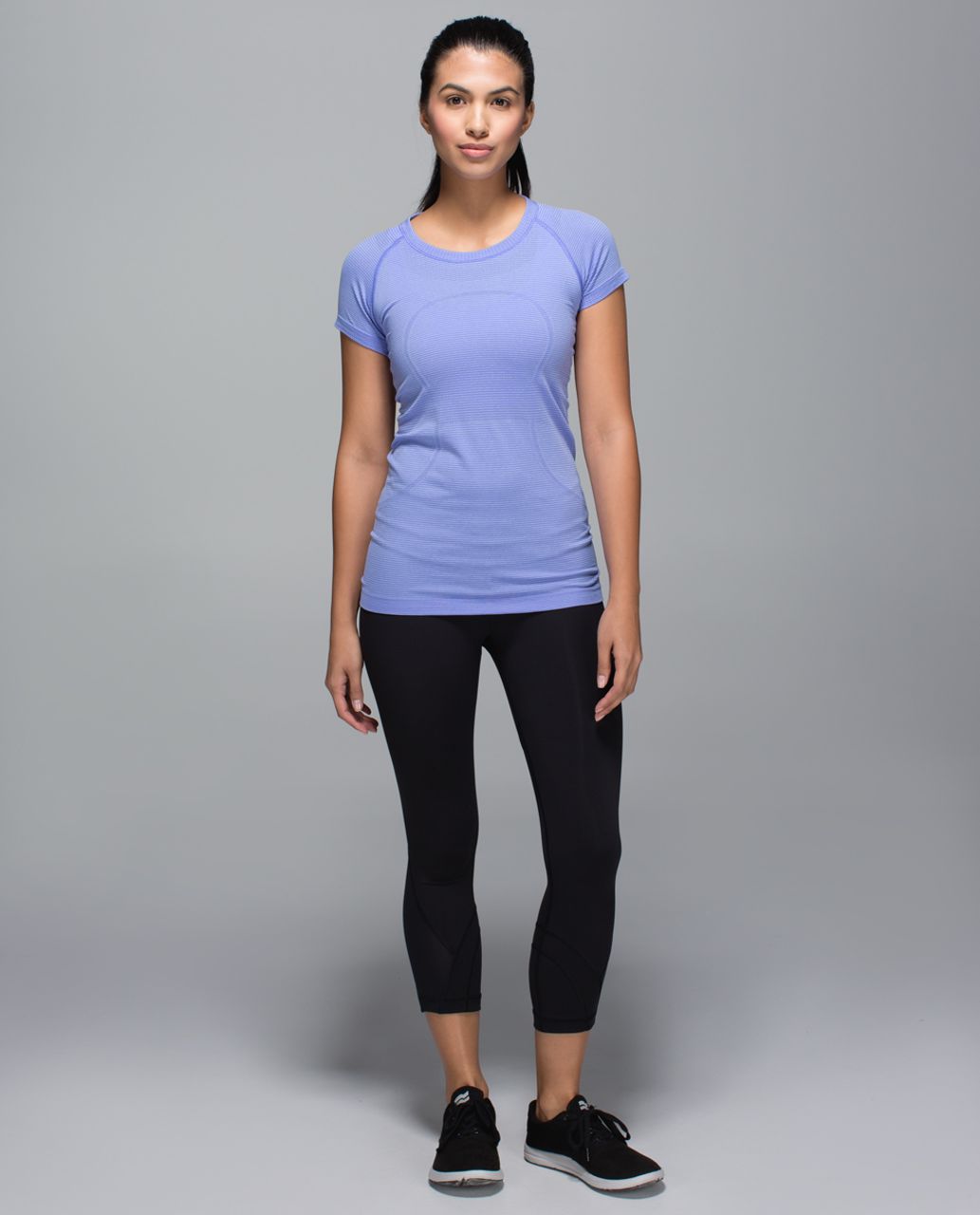 Lululemon Swiftly Tech Short Sleeve Crew - Heathered Lullaby