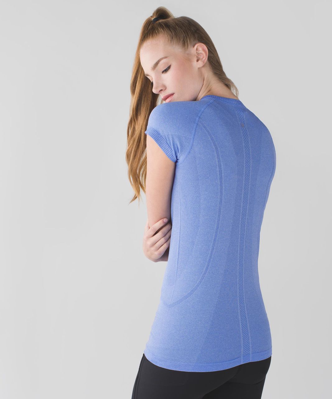 Lululemon Swiftly Tech Short Sleeve Scoop - Heathered Lullaby