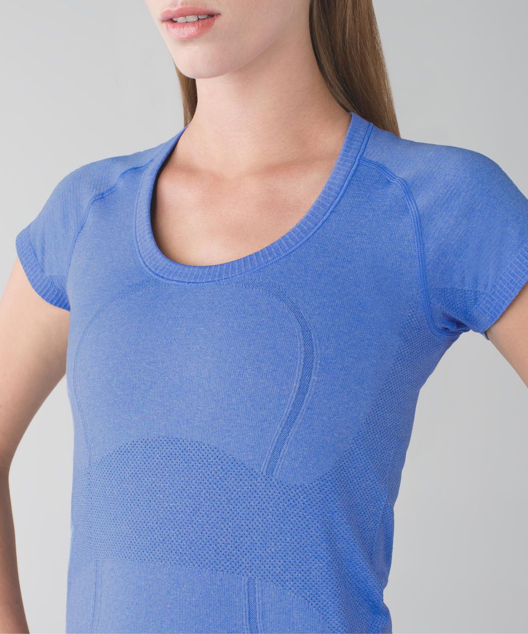 Lululemon Swiftly Tech Short Sleeve Scoop - Heathered Lullaby