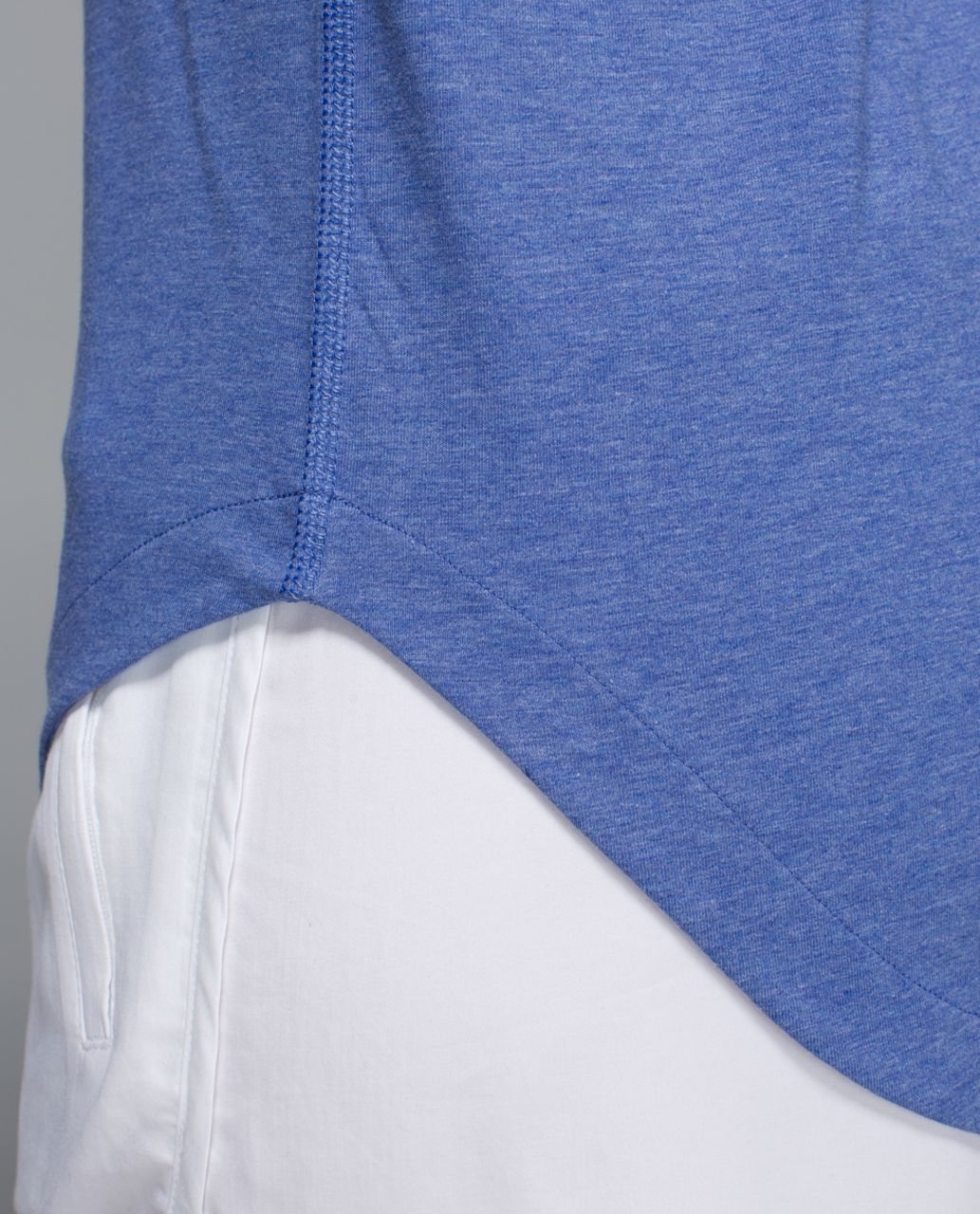 Lululemon Weekend Long Sleeve - Heathered Pipe Dream Blue