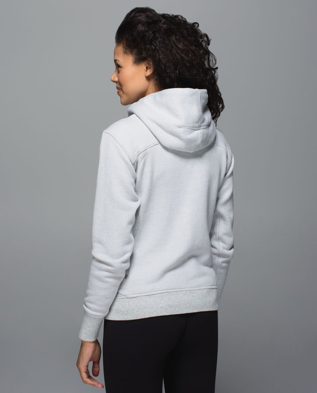 Lululemon On The Daily Hoodie - Heathered Silver Spoon / Heathered Light Grey