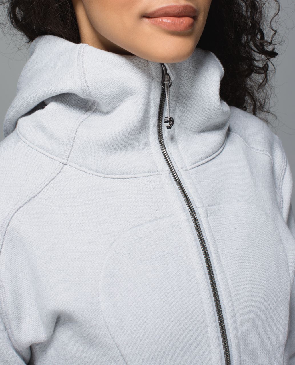 Lululemon On The Daily Hoodie - Heathered Silver Spoon / Heathered Light Grey