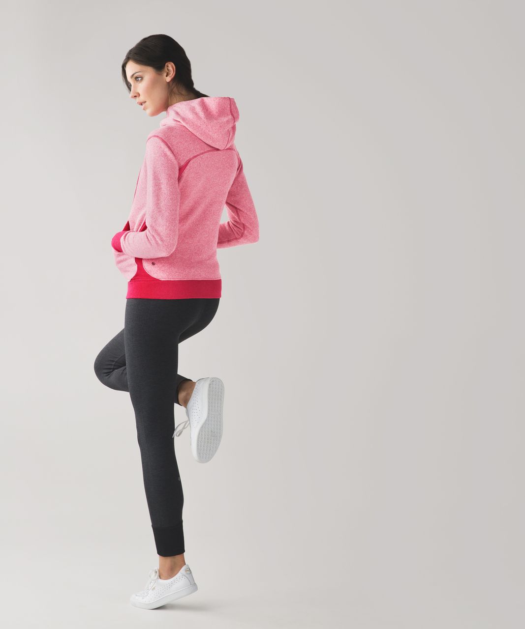 Lululemon On The Daily Hoodie - Heathered Jewelled Magenta