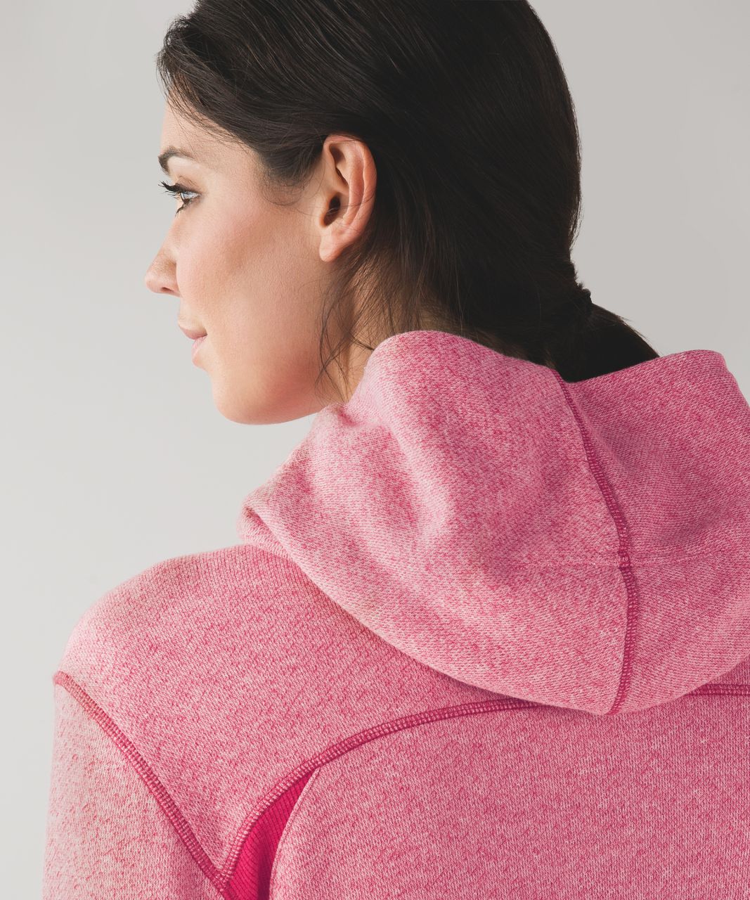 Lululemon On The Daily Hoodie - Heathered Jewelled Magenta - lulu fanatics