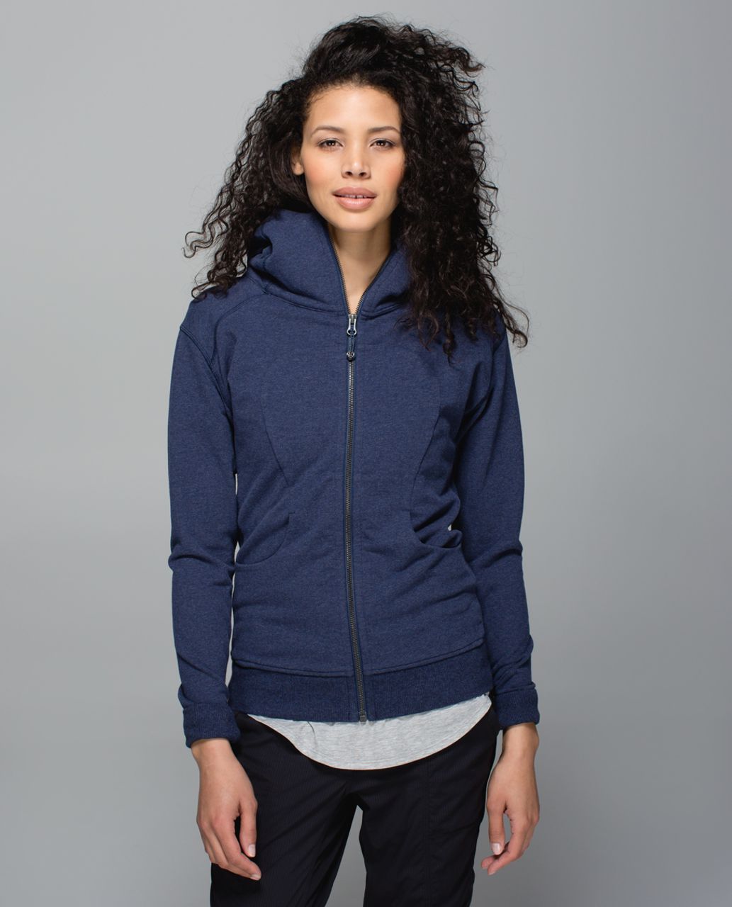 Lululemon On The Daily Hoodie - Heathered Deep Navy