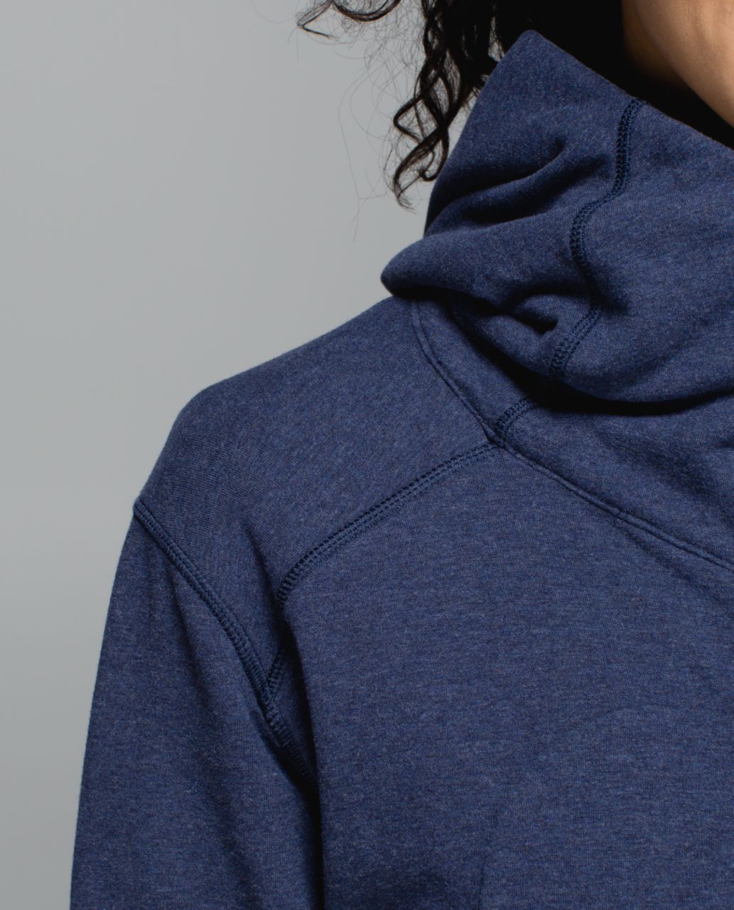 Lululemon On The Daily Hoodie - Heathered Deep Navy