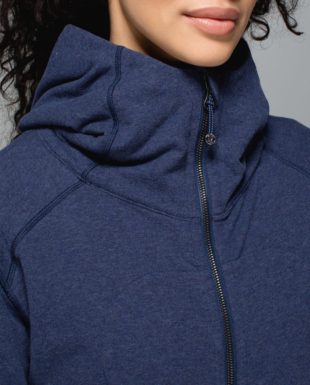 Lululemon On The Daily Hoodie - Heathered Deep Navy