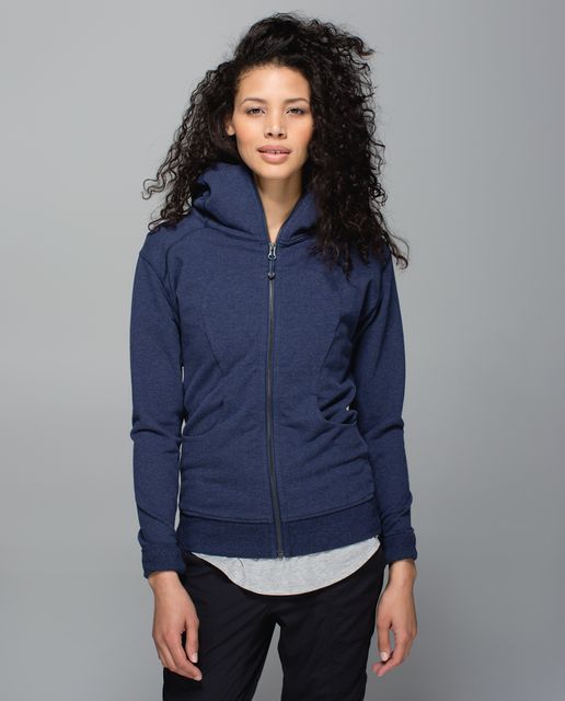 Lululemon On The Daily Hoodie - Heathered Poseidon / Heathered Denim ...