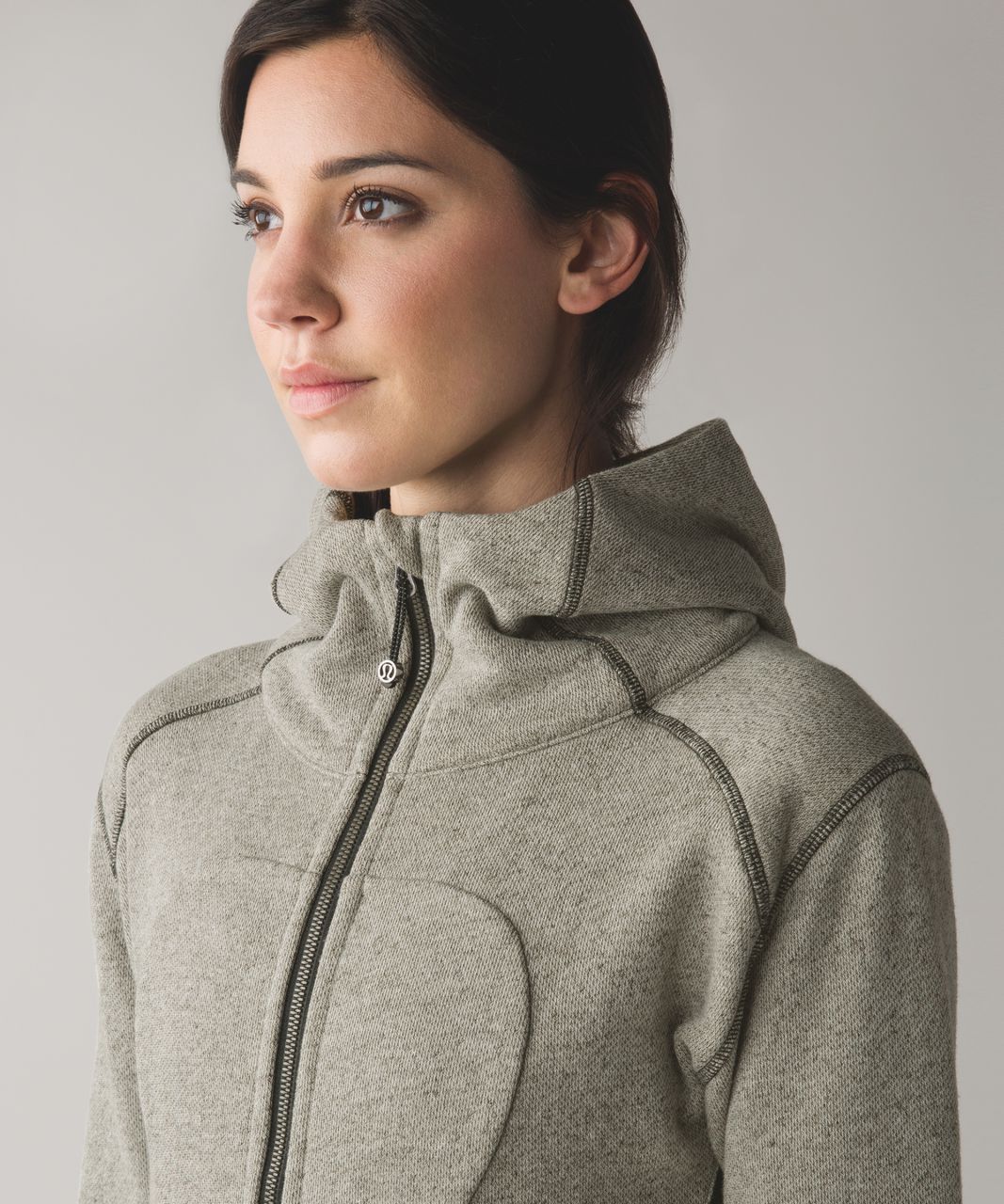 Lululemon On The Daily Hoodie - Heathered Black / Heathered Dark Grey