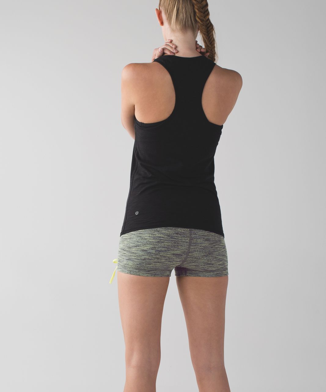 Lululemon Liberty Short - Diamond Jacquard Space Dye Slate Clarity Yellow