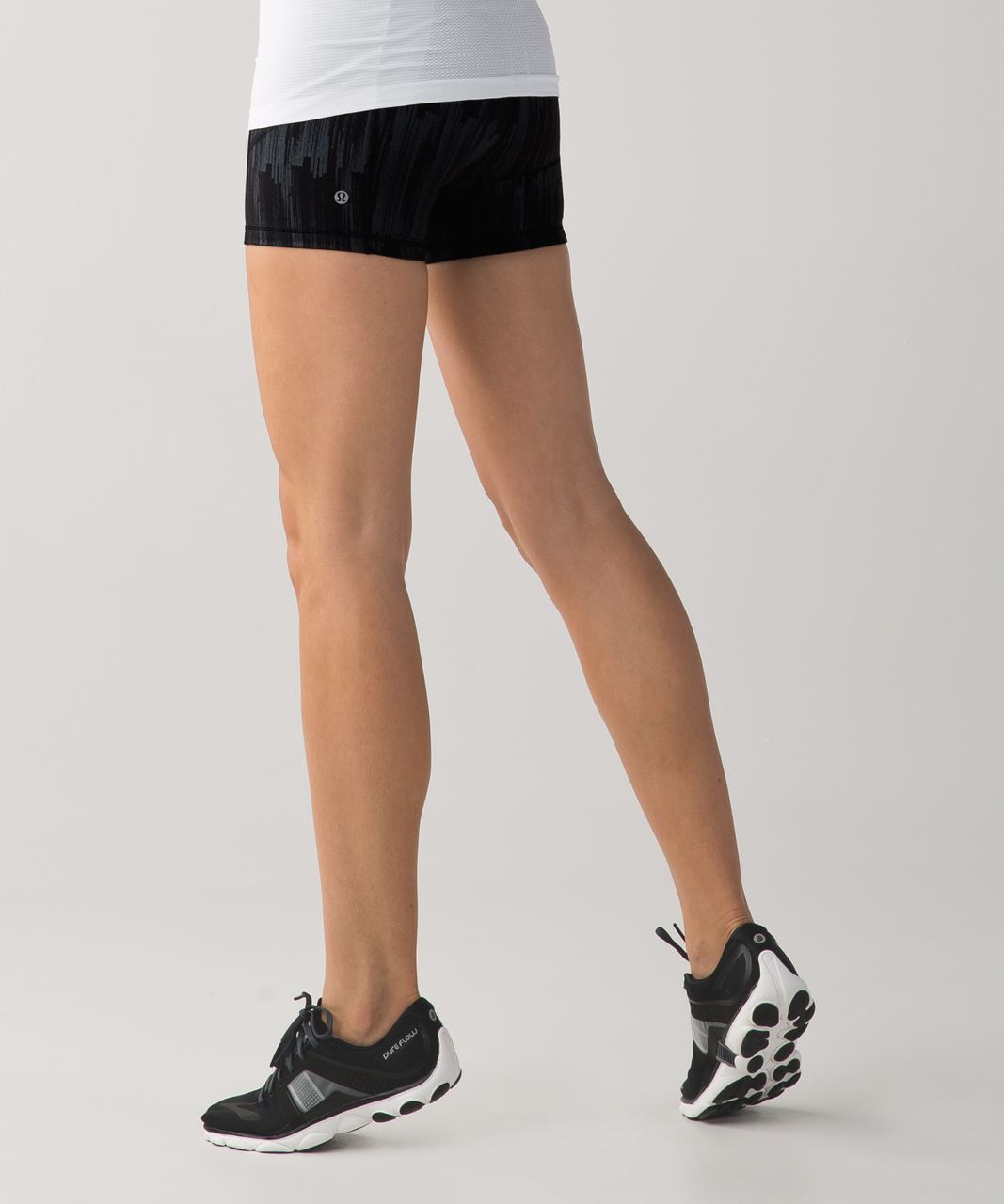 Lululemon What The Sport Short *Full-On Luxtreme - Scratch Match Black Multi