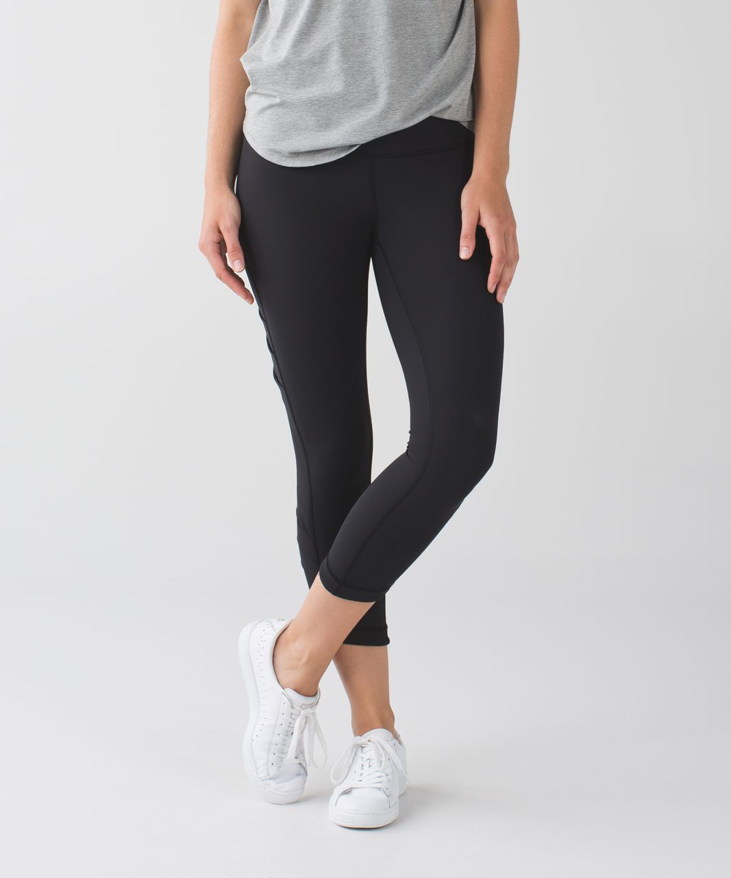 Lululemon A Go Go Crop - Black - lulu fanatics