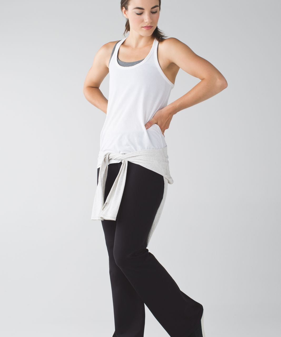 Lululemon Groove Pant II *Full-On Luon (Roll Down - Regular) - Black