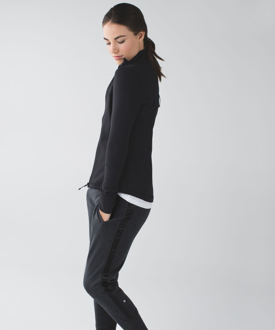 Lululemon All You Need Pant - Heathered Black /  Black