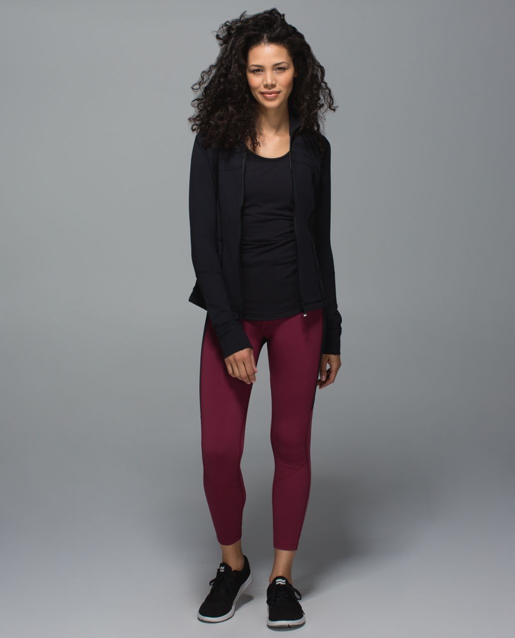 Lululemon All You Need Tight - Dashing Purple / Black / Jewelled Magenta