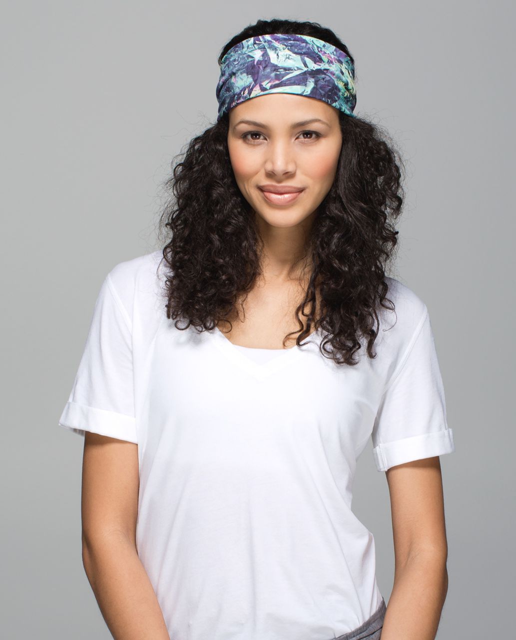 Lululemon Fringe Fighter Headband - Iridescent Multi / Heathered Deep Navy