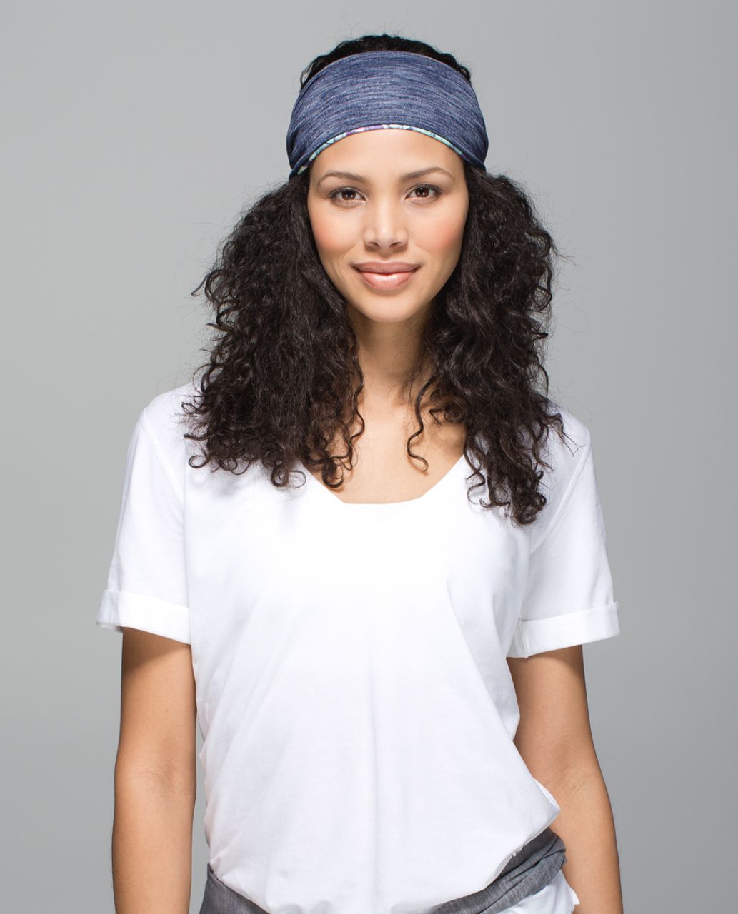 Lululemon Fringe Fighter Headband - Iridescent Multi / Heathered Deep Navy