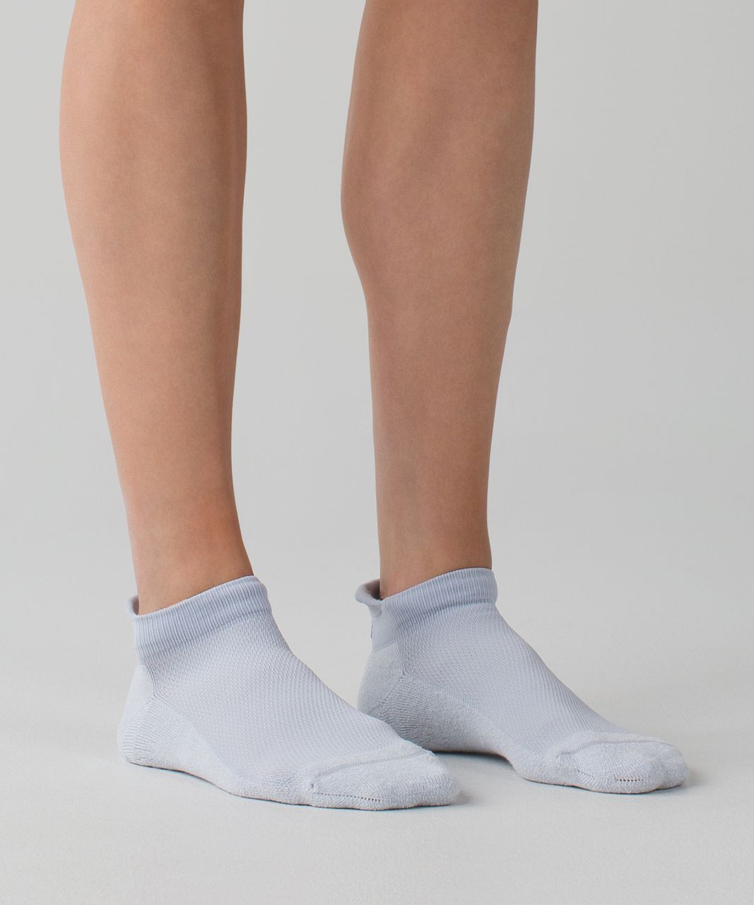 Lululemon See You At The Studio Sock - Court Mesh Silver Fox Peach Fuzz