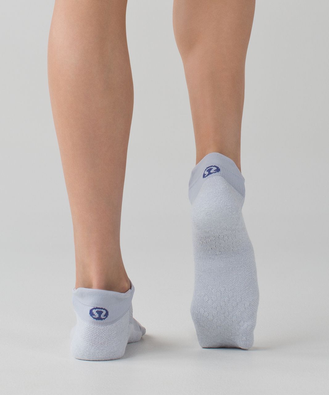 Lululemon See You At The Studio Sock - Court Mesh Silver Fox Peach Fuzz