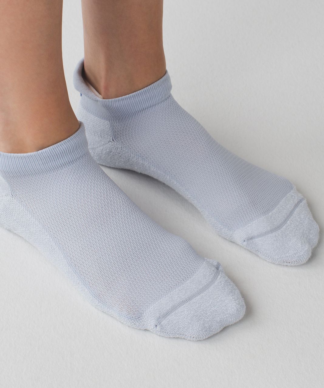 Lululemon See You At The Studio Sock - Court Mesh Silver Fox Peach Fuzz