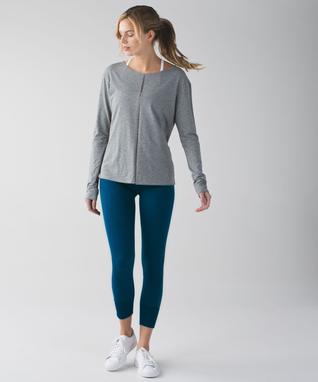 Lululemon Ebb To Street Pant - Heathered Poseidon