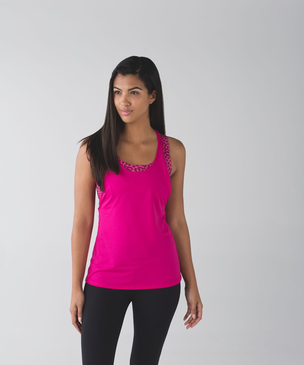 Lululemon All Sport Support Tank - Jewelled Magenta / Ace Spot Jewelled Magenta Dashing Purple