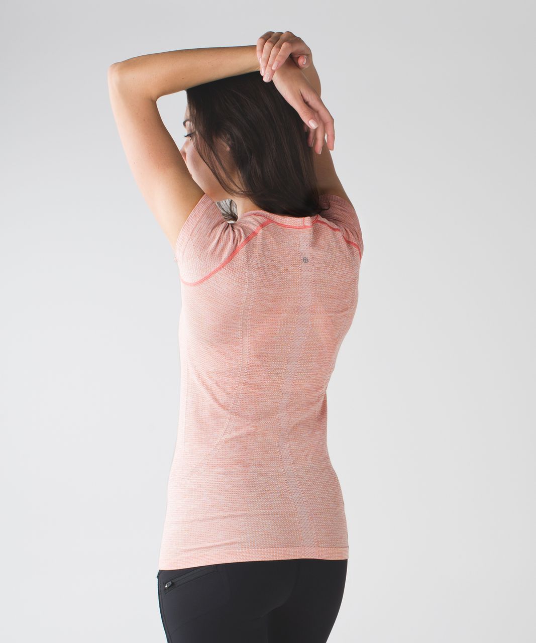 Lululemon Swiftly Tech Short Sleeve Crew Jewelled Magenta Peach Fuzz RARE 8  - $58 - From Pearl