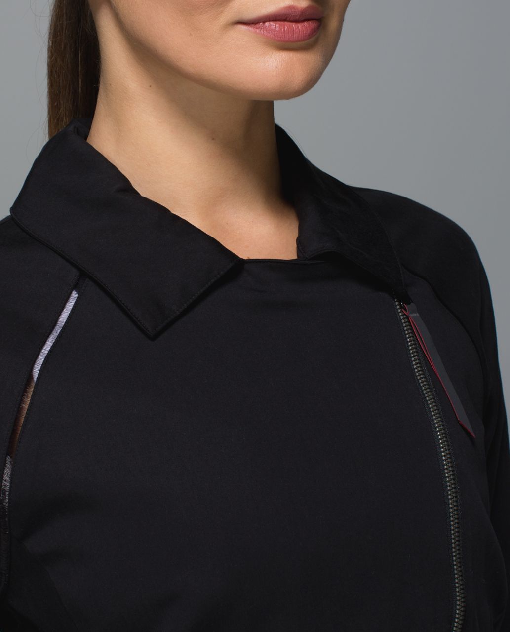 Lululemon Soft Summer Jacket - Black / All Court Texture Deep Coal Black