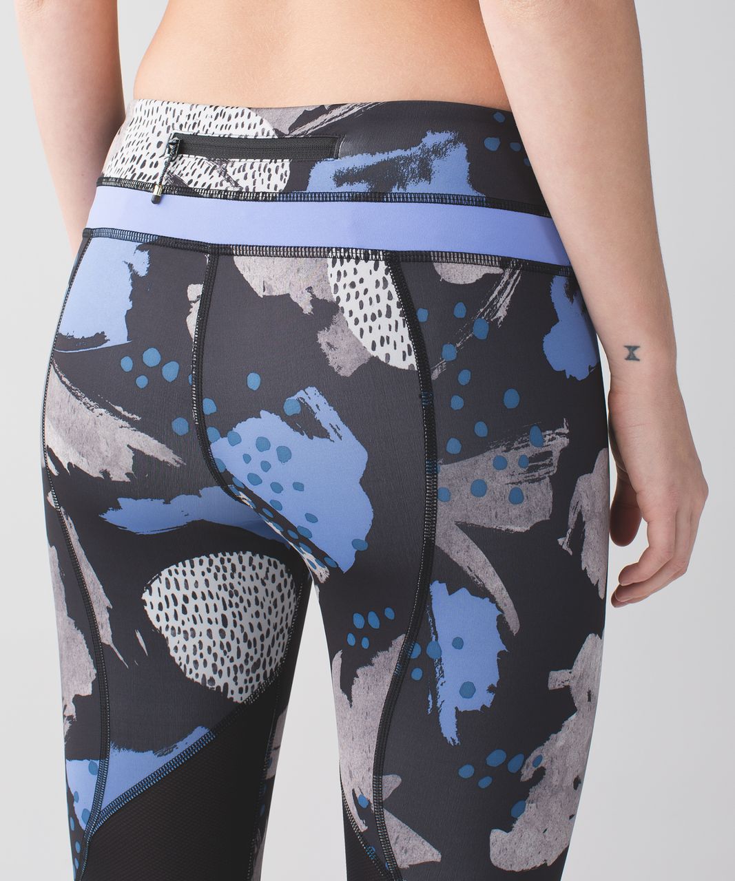 Lululemon Run:  Inspire Crop II *Full-On Luxtreme (Mesh) - Art Pop Black Multi