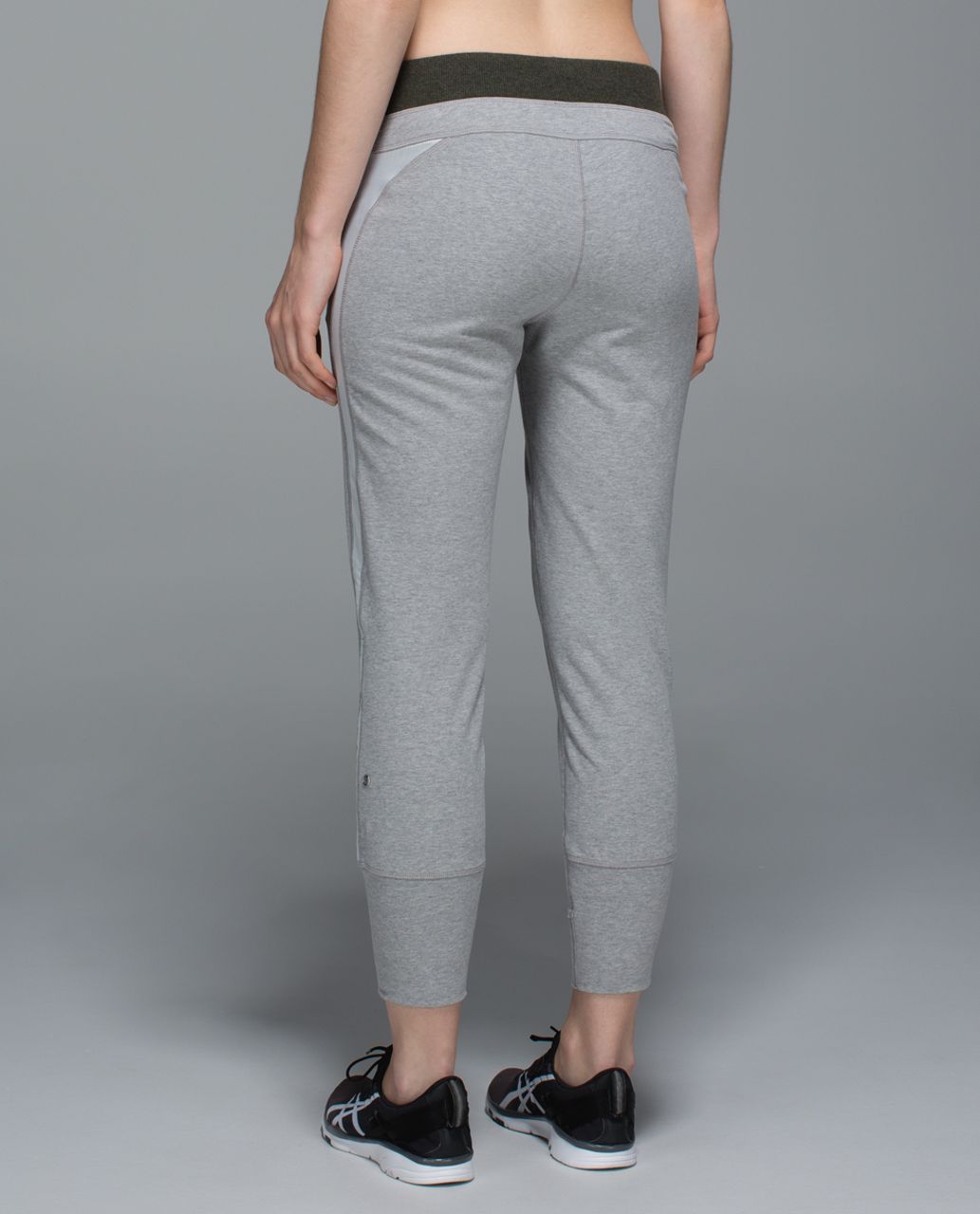 Lululemon All You Need Pant - Heathered Medium Grey / Heathered Gator Green / Silver Spoon