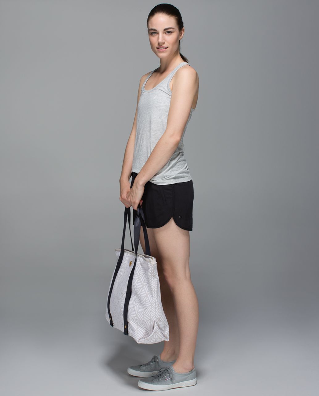 Lululemon Summer Lovin' Tote - Diamond Palm White Dune / Dune