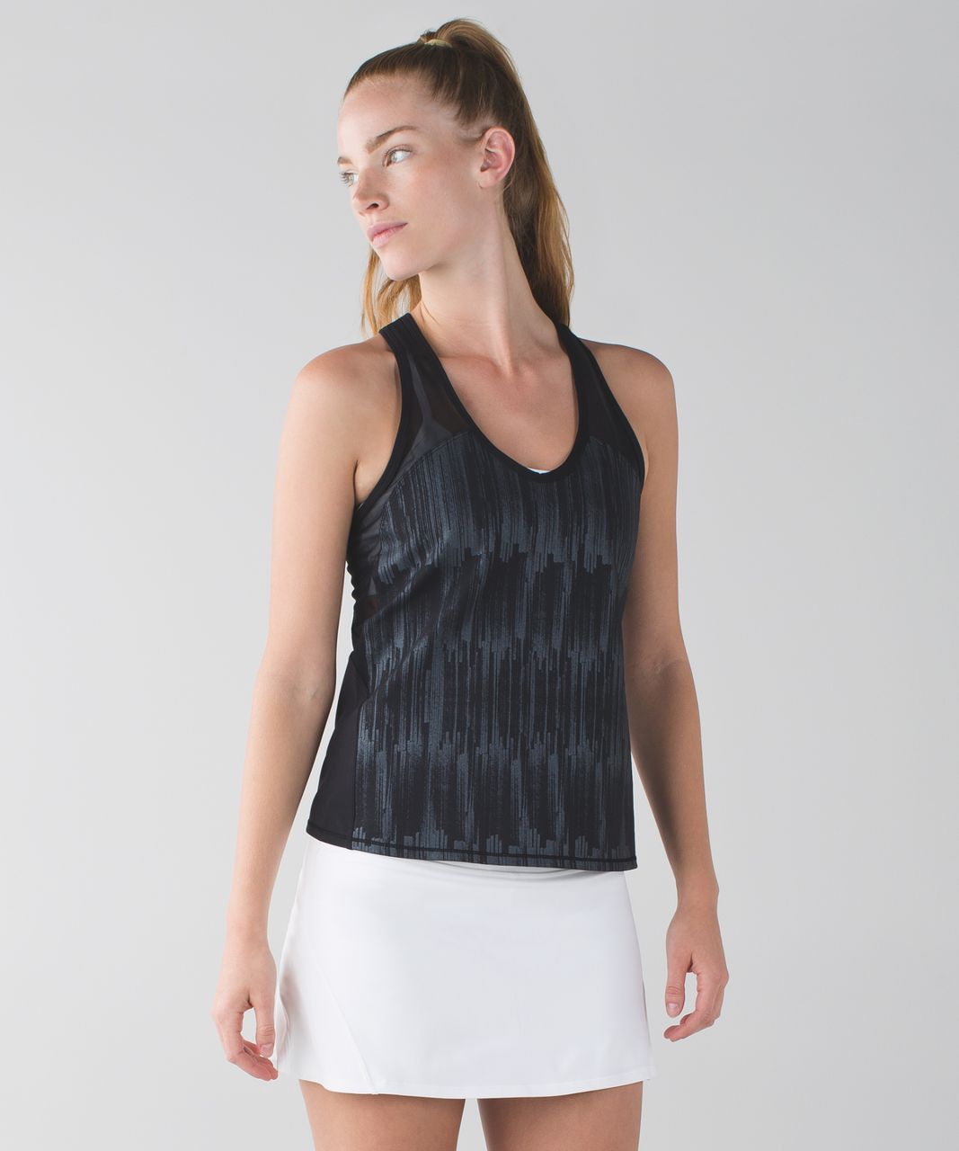 Lululemon Ace Tank - Black / Scratch Match Black Multi