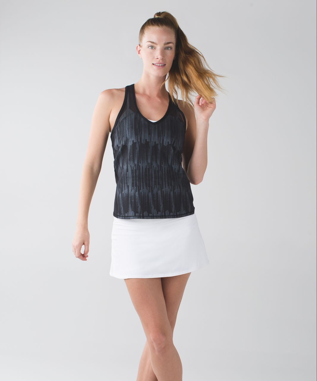 Lululemon Ace Tank - Black / Scratch Match Black Multi