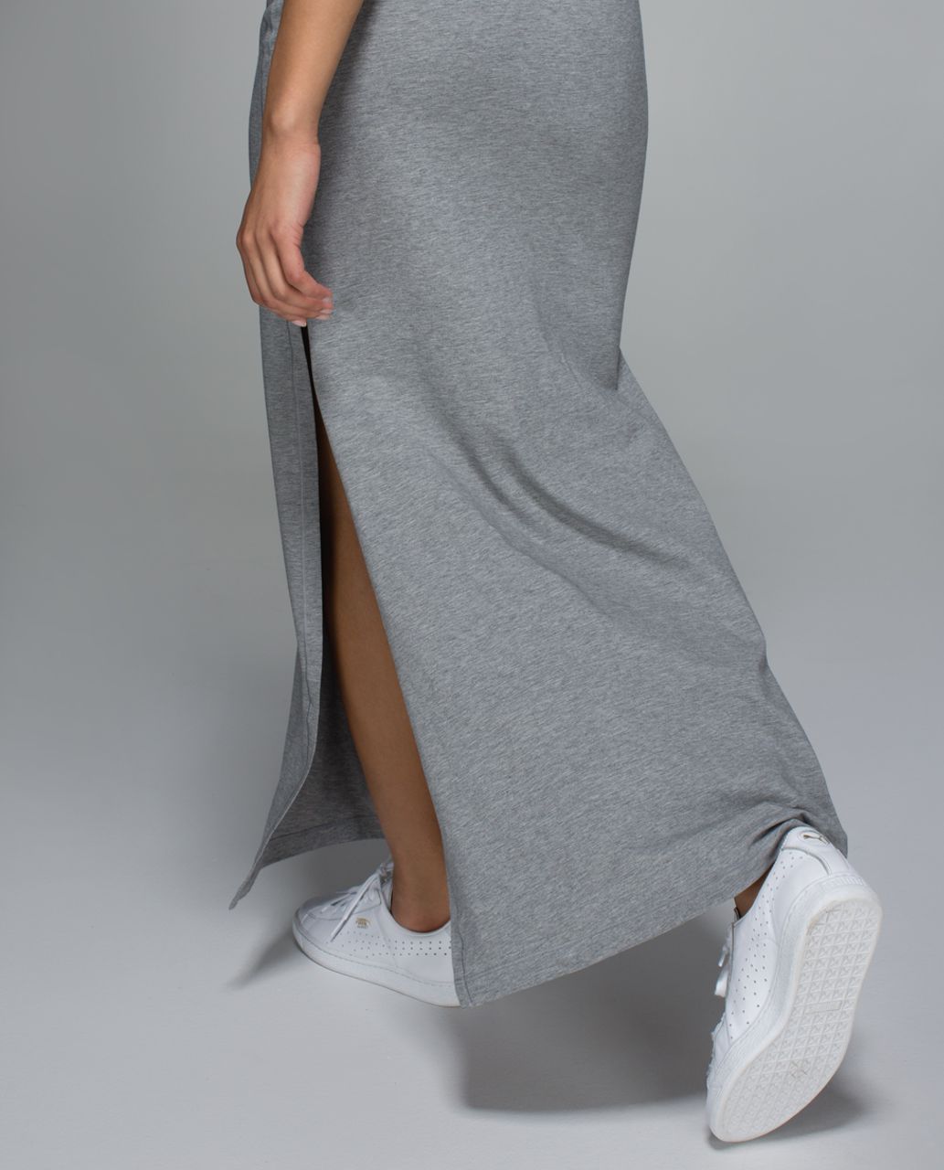 Lululemon Refresh Maxi Dress - Heathered Medium Grey - lulu fanatics