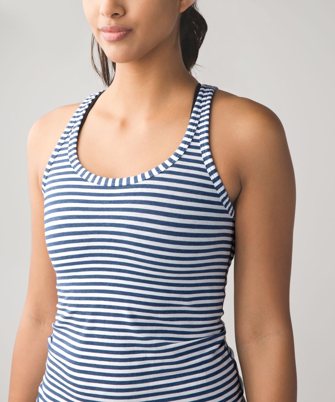 Lululemon Studio Racerback *Vitasea - Lux Indigo / White