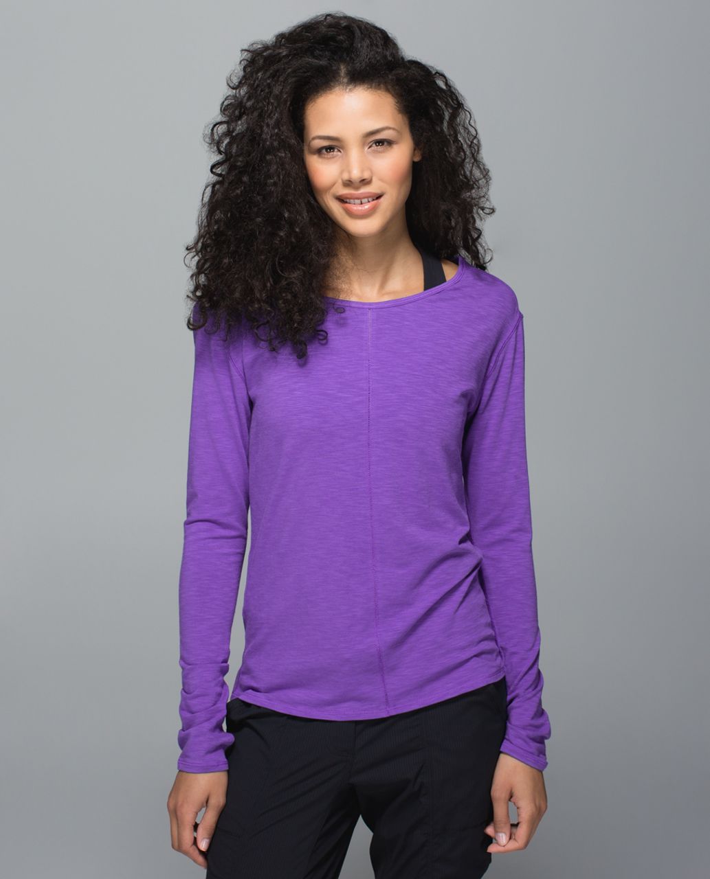 Lululemon Superb Long Sleeve Tee - Iris Flower