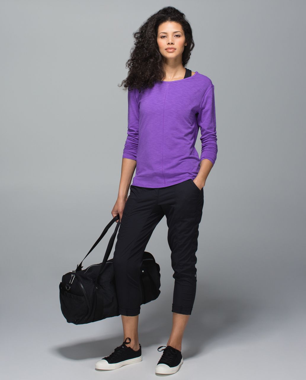 Lululemon Superb Long Sleeve Tee - Iris Flower