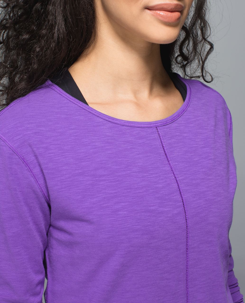 Lululemon Superb Long Sleeve Tee - Iris Flower