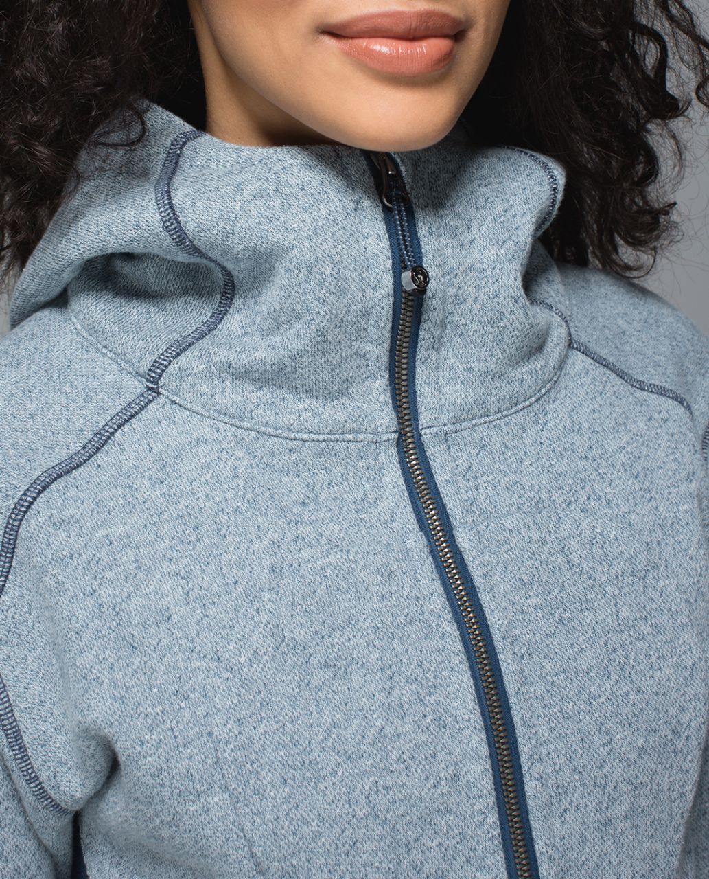 Lululemon On The Daily Hoodie - Heathered Poseidon / Heathered Denim Poseidon