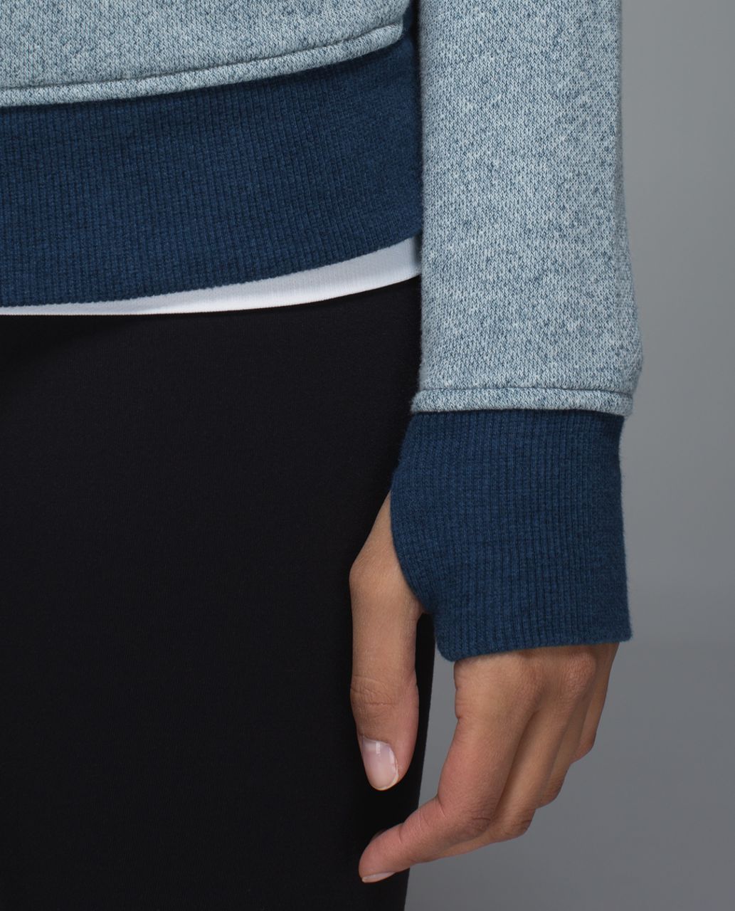 Lululemon On The Daily Hoodie - Heathered Poseidon / Heathered Denim Poseidon