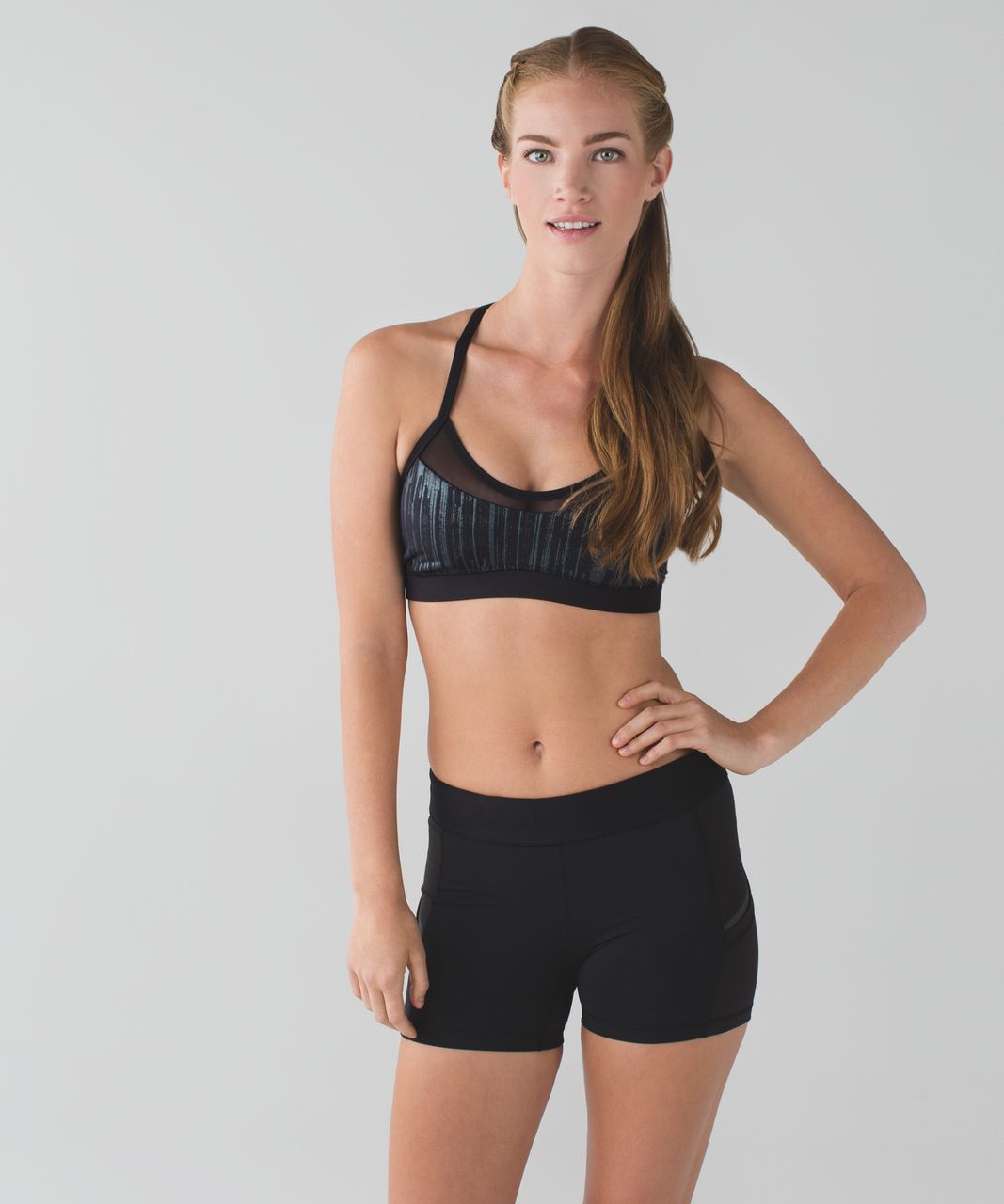 Lululemon All You Need Bra - Scratch Match Black Multi / Black