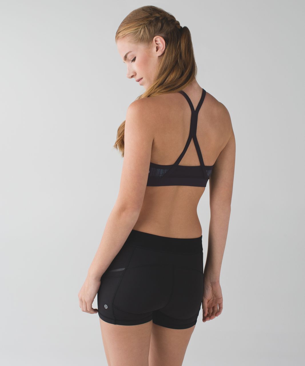 Lululemon All You Need Bra - Scratch Match Black Multi / Black