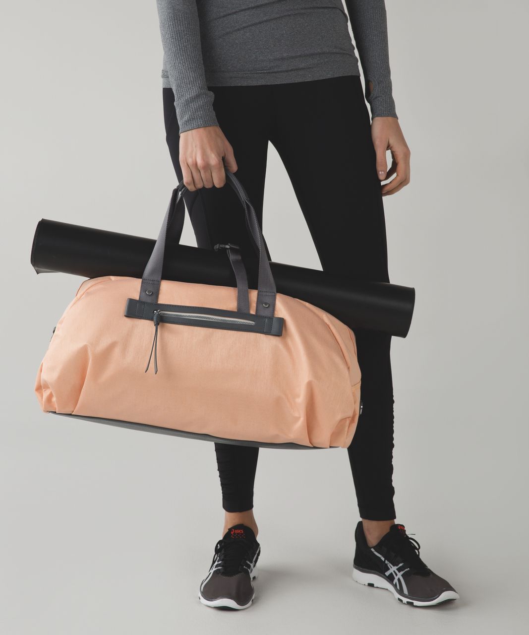 Lululemon All You Need Duffel - Peach Fuzz / White / Slate