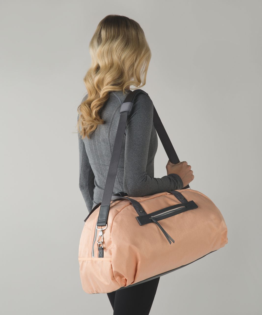 Lululemon All You Need Duffel - Peach Fuzz / White / Slate