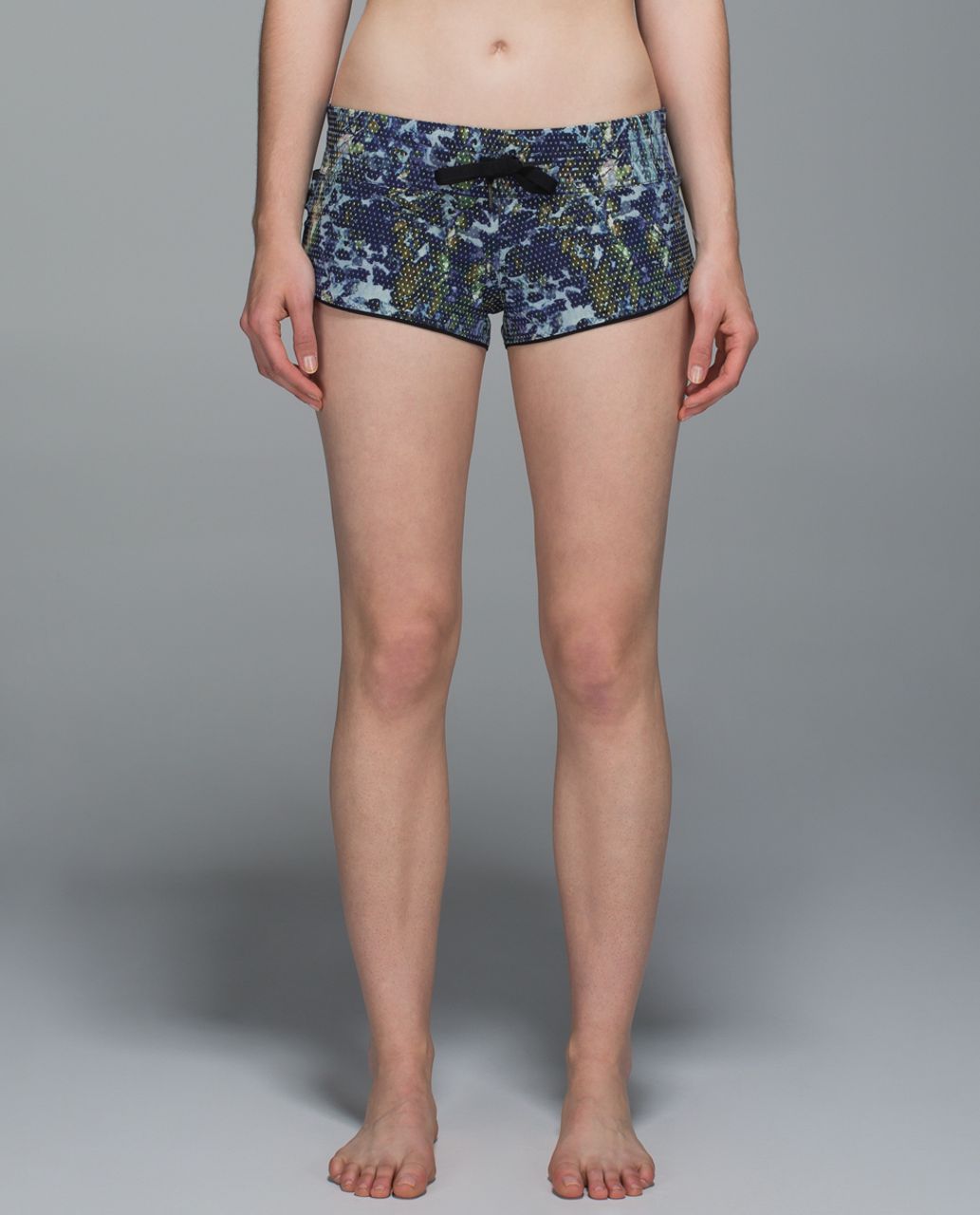 Lululemon Water:  Surf Short - Floral Sport White Multi / Black