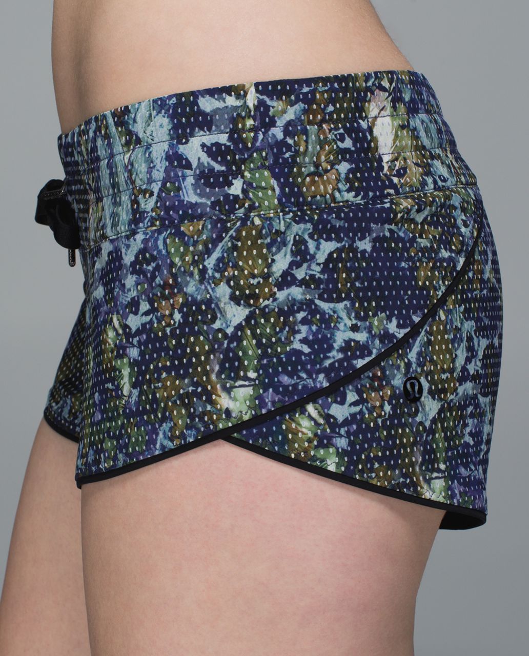 Lululemon Water:  Surf Short - Floral Sport White Multi / Black