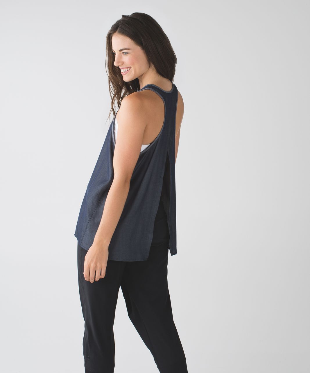 Lululemon All Tied Up Tank *Tencel - Deep Navy