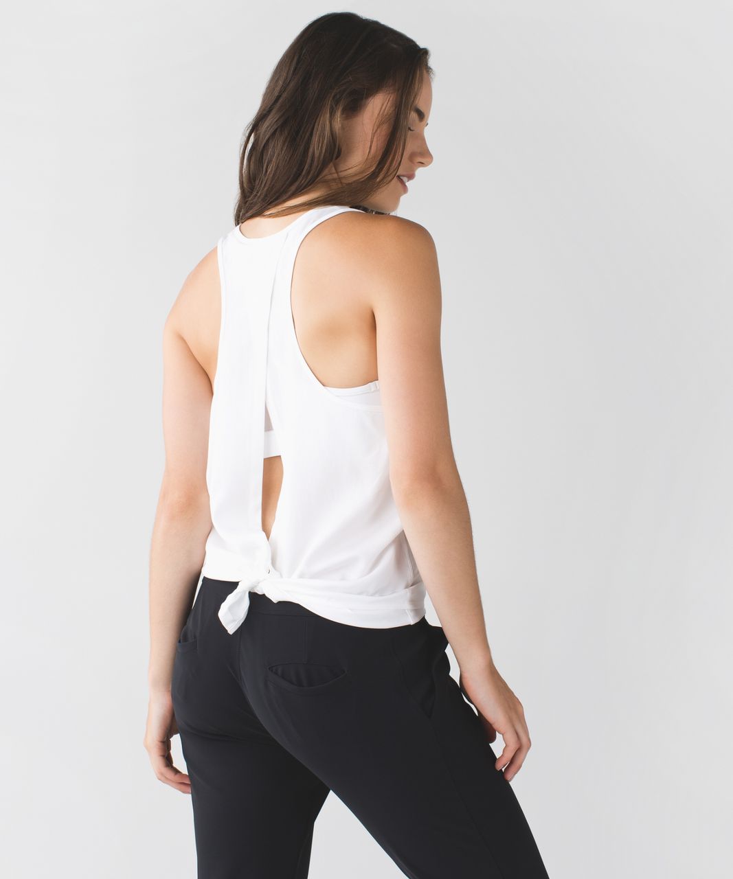 Lululemon All Tied Up Tank *Tencel - White